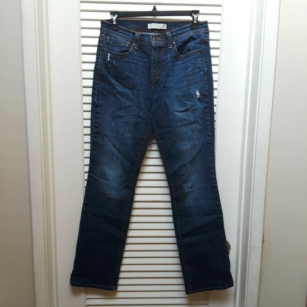 Levi's 505 Women's Size 4M Blue Denim Mid-Rise Straight Leg Jeans 28X30